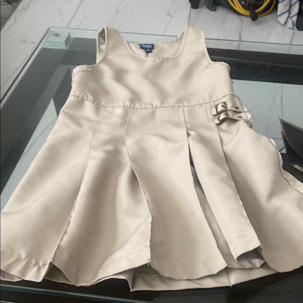 French Toast Beige V-Neck Top